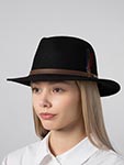 Шляпа STETSON арт. 2598142 TRAVELLER WOOLFELT (черный)